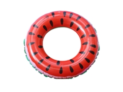 Anillos inflables de frutas rojos para piscina, playa y fiestas, para niños y adultos.