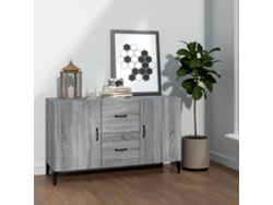 Lovely Home Aparador 100X36X60 Cm Derivados de Madera Gris Sonoma