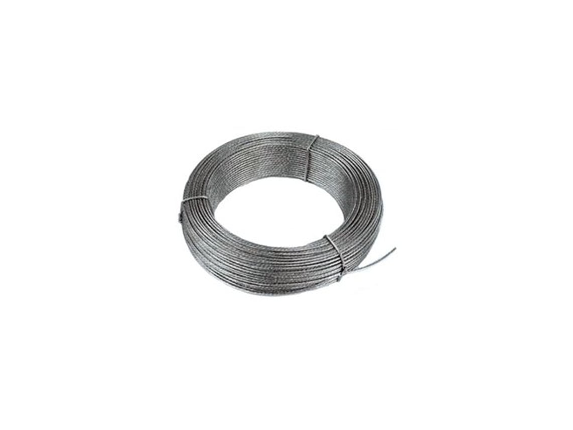 Rollo 25mt Cable De Acero 3mm 6x71 Cr Alberto Muñoz