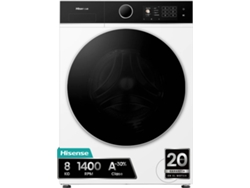 Lavadora HISENSE WF5I8043BWF Serie 5i (8 kg - 1400 rpm - Blanco)