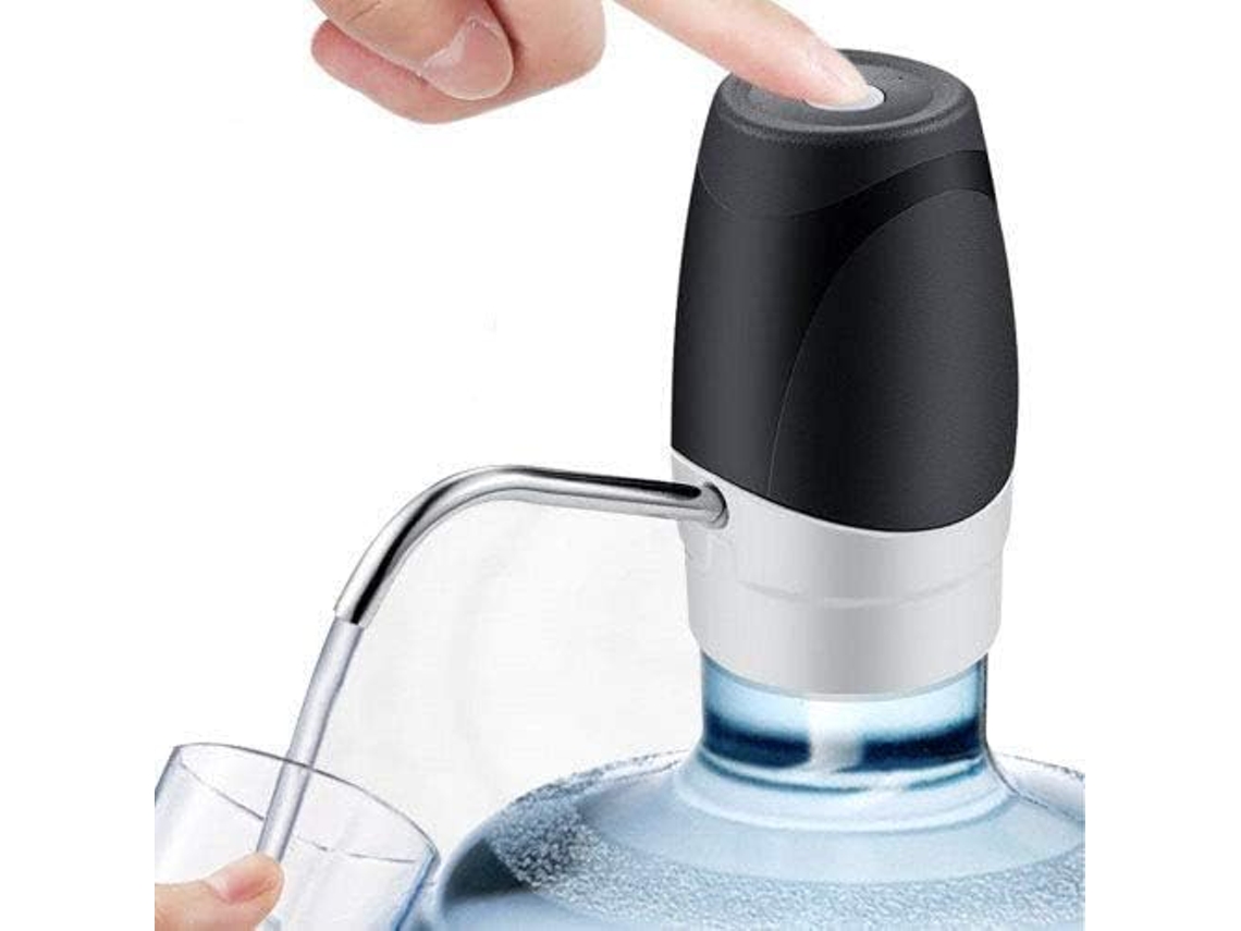 Bomba de agua portátil para botellas, batería recargable, materiales de grado alimenticio seguros y saludables, alta compatibilidad con botellas de agua.
