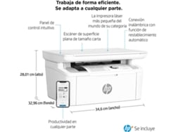 Impresora Multifunciones HP LaserJet M140WE (Multifunción - Laser Mono - Wi-Fi - Instant Ink)