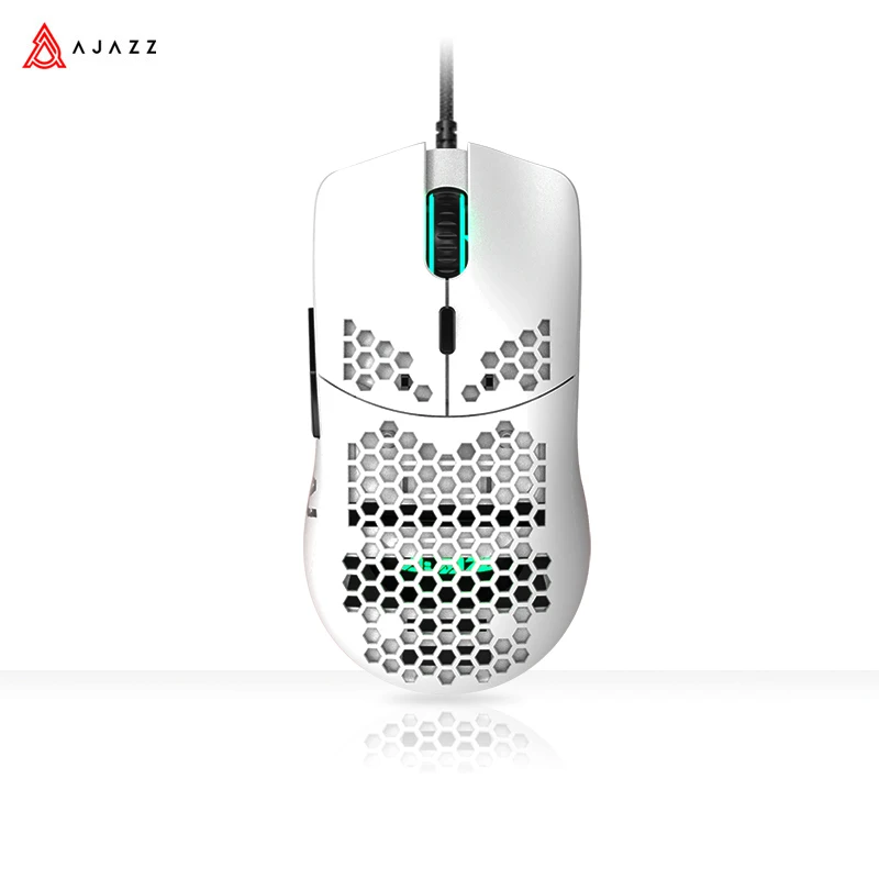 (blanco) Con Cable, Rgb, Ratón Celular Ultraligero Para Juegos, 16000 Dpi, Para Computadoras, Pc Y Portátiles