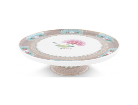 Plato PIP STUDIO Tarta Blushing Birds Caqui 21Cm
