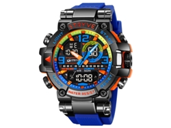 Reloj Electrónico Deportivo Para Estudiantes/jóvenes (azul), Elegante Reloj De Pulsera Multifuncional.
