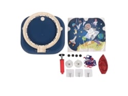 Ats-aro De Baloncesto Mini Interior Para Niños Con Ventosas Pelotas Juego De Baloncesto Colgable Puerta Juguetes Azul