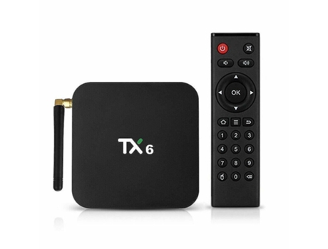 Android Tv Box Smart Tv Box 9.0 Tv Box Tx6 Android Tv Box 2 Gb Ddr3 16 Gb Emmc 2.4G Wifi Bluetooth Quad Core 4K Ultra HD Usb3.0 Android Tv BISBISOUS