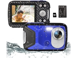 Cámara Infantil Sumergible De 5 M, 1080p Hd Con Tarjeta Sd De 32 Gb (azul)