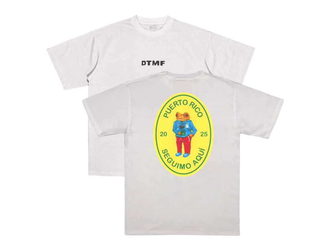 Rockinstone Bad Bunny Merch - Dtfm White Concho Camiseta(xxxl)