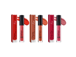 Brillo labial hidratante de larga duración, fácil aplicación, color rojo vibrante, 3 g