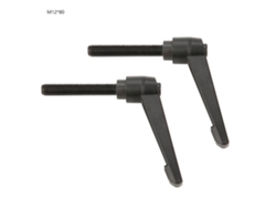 2026velora-2pcs Perillas Metálicas Ajustables Mango De Fijación Hilo Macho M12 (80mm)