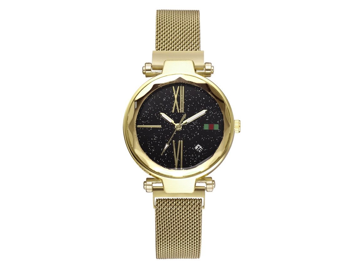Relógio De Pulso Feminino De Quartzo Padrão Animal Pulseira De Couro Presente Vermelho