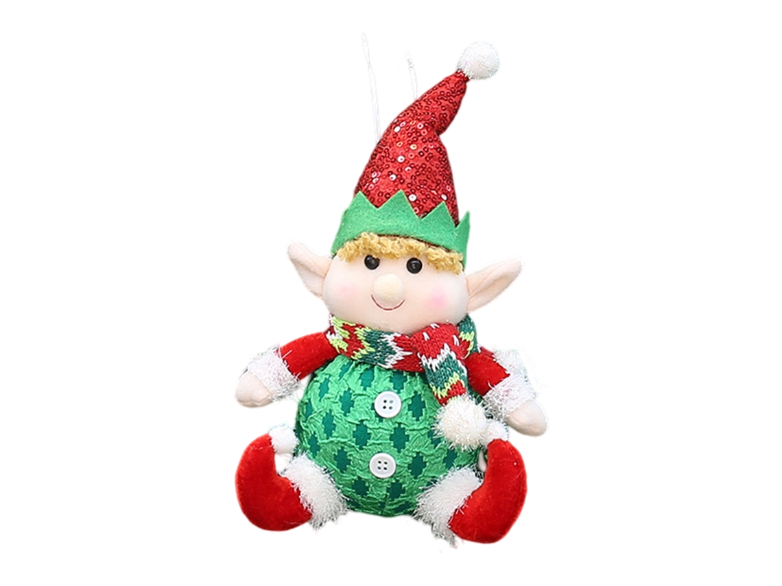 Adornos navideños, adornos para árboles de peluche TRUYUETY