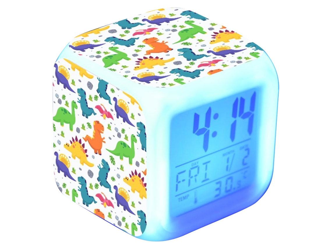 Reloj Despertador Peque o Led 8 Dibujos Animados Pastoral Peque o