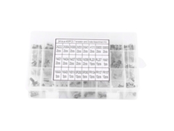 Set De 400 Piezas Transistores Y Diodos Rectificadores 24 Valores Con Caja De Almacenamiento