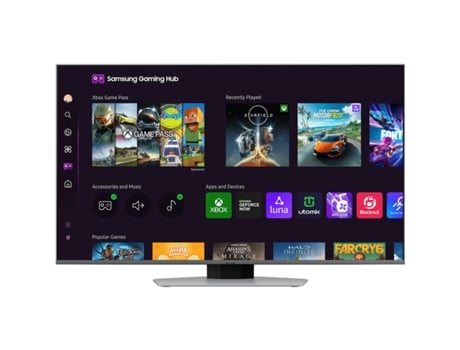 Smart TV SAMSUNG TQ50Q80D (G - Acero - 50" - 4K Ultra HD)