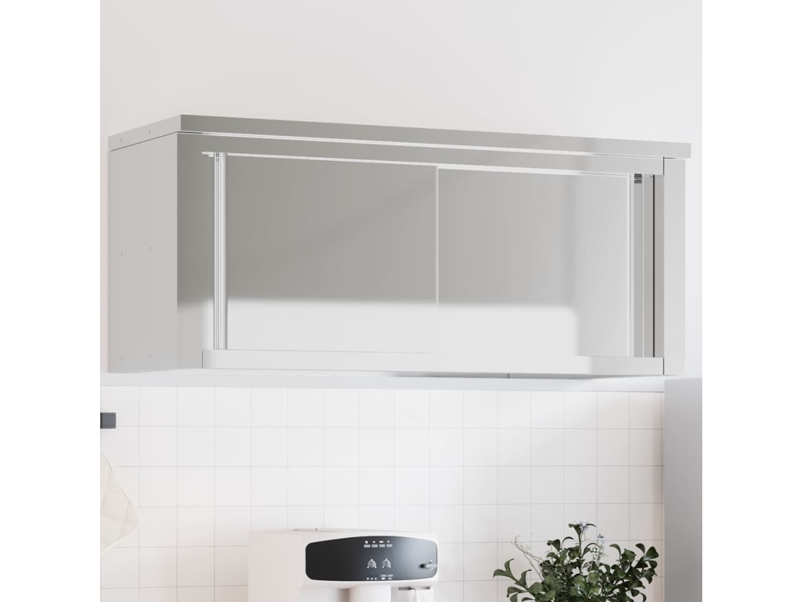 Armario De Pared De Cocina Puertas Correderas Acero Inoxidable