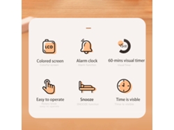 Temporizador Digital Visual Para Niños Cocina Clase Productividad Alarmas