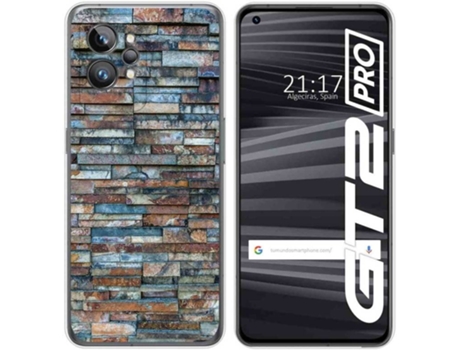 Carcasa para Realme GT 2 Pro 5G TUMUNDOSMARTPHONE Dibujos Ladrillo 05 Multicolor