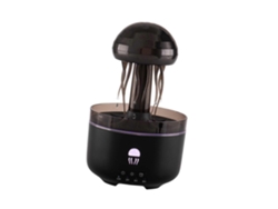 Humidificador con forma de medusa y difusor de aceites esenciales, 320 ml, ideal para el trabajo y el deporte, blanco, Rosewell