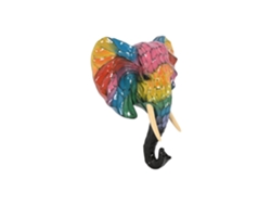 Decoración Pared Resina Elefante 61,5x20x67cm