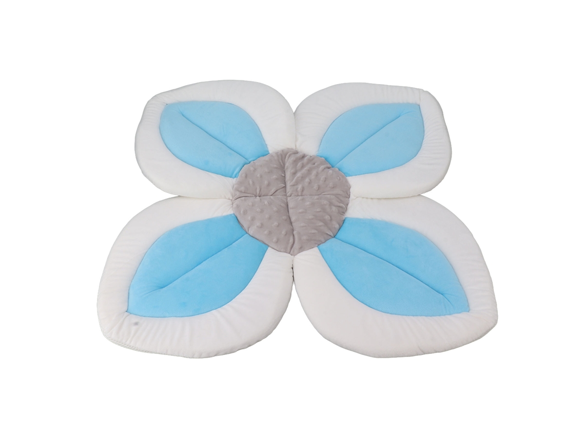 Alfombrilla De Baño Infantil Con Estampado Floral Y 4 Pétalos Suaves, Antideslizante, Para Lavabo Y Bañera.