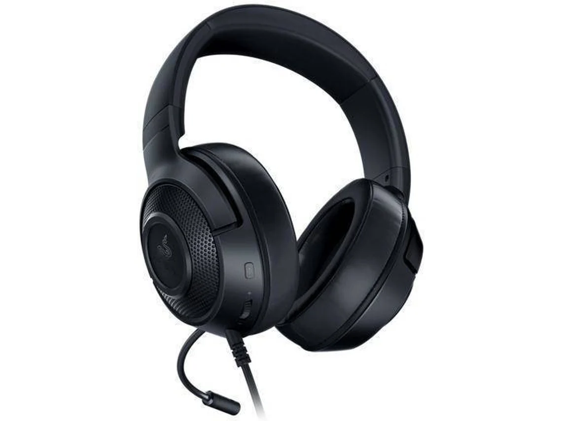 Auriculares Gaming Con Cable RAZER KRAKEN X (Over Ear - PC - Noise Cancelling - Negro)
