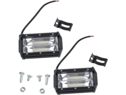 Conjunto De Luces De Trabajo De 2 Piezas Para Faros De Coche Y Motocicleta.