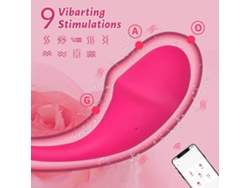Huevo Vibrador Inalámbrico Control App G-spot 9 Frecuencias Juguete Sexual Mujer