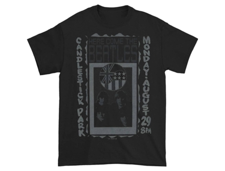 Camiseta ROCKINSTONE de los Beatles Candlestick Park Crew (Algodón - XXXL)