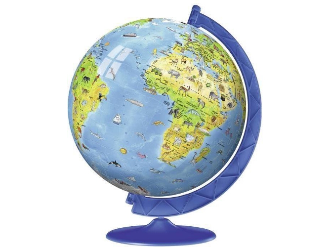 Puzzle RAVENSBURGUER Mapa Mundo 3D (180 Piezas)
