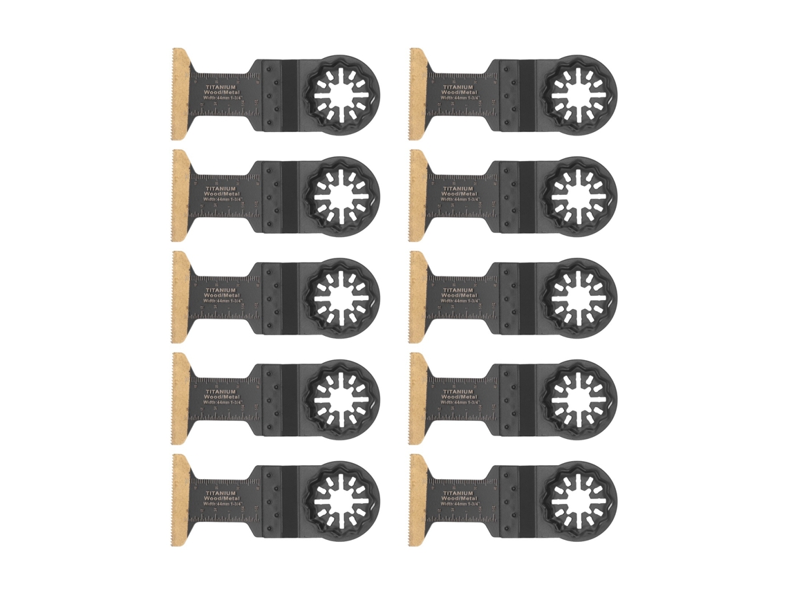 10 Piezas Hoja De Sierra Oscilante Multifuncional Para Herramienta Oscilante Quick Release Compatible Con Bosch Starlock