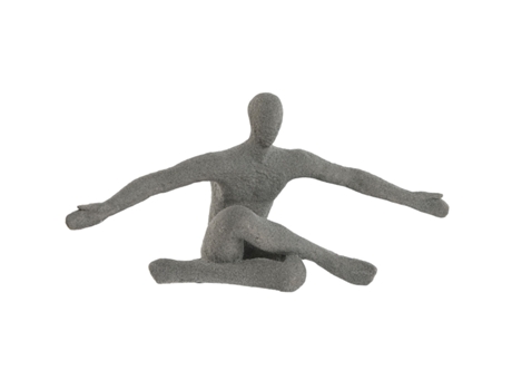 Figura Decorativa HOME ESPRIT Gris 57 x 19,5 x 26,8 cm