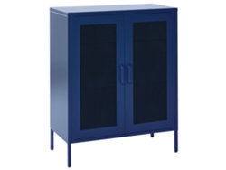 Aparador de 2 puertas BELIANI Wakatipu de Acero Azul 80x40x102
