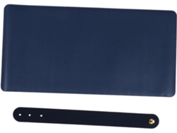 Alfombrilla de ratón de escritorio grande y de doble cara, fabricada en piel sintética con una superficie suave y antideslizante, ideal para uso doméstico y de oficina.