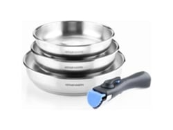 Juego de 3 sartenes 20-24-26 cm - Acero inoxidable ARTHUR MARTIN