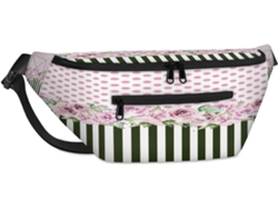 Bolso Hombro Unisex Tropicallife A Rayas Lunares Para Hombre Mujer Gran Capacidad Bolso Pecho Informal Viaj