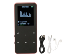 Reproductor Mp3/mp4, 8 Gb, Bluetooth 4.2, Pantalla De 1,8 Pulgadas, Reducción De Ruido, Diccionario/traductor, Rosa, Portátil.
