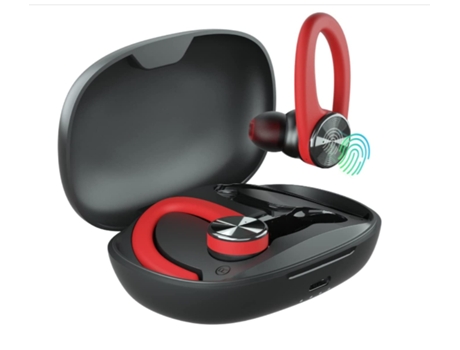 Earbuds Chronus Sem Fios Ios BISBISOUS Bluetooth Rojo