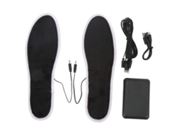 2026-plantillas De Zapato Calientes Eléctricas Usb Recargables Con Control De Temperatura Para Invierno Negro 35-36