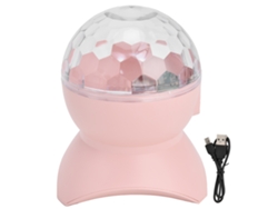 2026-proyector De Estrellas Usb Con Bluetooth, Tarjeta De Memoria Y Usb, Lámpara Nocturna Musical Rosa Transparente Para Hogar, Boda Y Fiesta