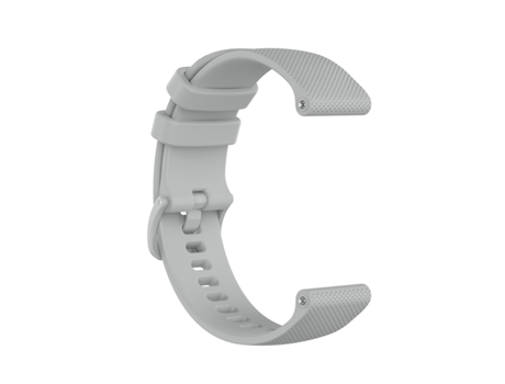 Correa de reloj inteligente de silicona a cuadros para Amazfit GTS 2 (gris)