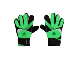 Guantes De Portero Antideslizantes Para Niños, Ideales Para Fútbol, Con Diseño Ergonómico Y Material Resistente, 16-17 Cm, Color Verde.