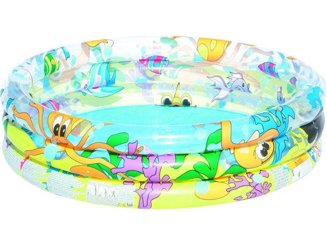 Piscina Infantil BESTWAY Ocean Life (140l - 122x48cm)