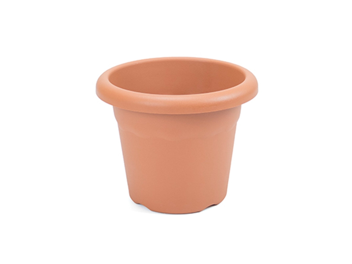 PLASTIKEN TERRA - Maceta Redonda Medida 20 cm 3L Terracota