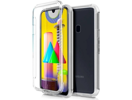 Funda para Samsung Galaxy M31 COOL Silicona 3D Transparente