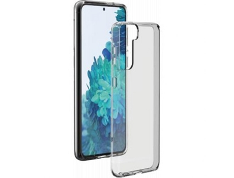 Funda para Samsung Galaxy S21/S21+ BIGBEN CONNECTED Piel Sintética Textura Suave Transparente