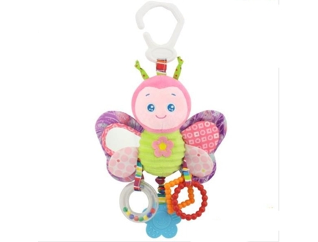 Suave Jirafa- Campanillas de Animales Sonajeros Con Peluche Mordedor, Bebé Infantil Mariposa