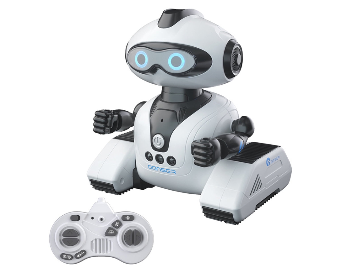 Juguete Robot Emo Con Control Remoto Con Música Y Ojos Led Rc Baile Inteligente Para Caminar Gertiz