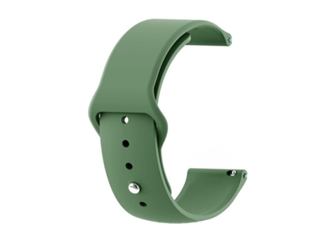 Correa de Silicona para Samsung Galaxy Watch Active/Galaxy Watch 42mm/Gear S2/Gear Sport/Garmin Vivoactive 3/Garmin Vivoactive 3 Music - verde intenso